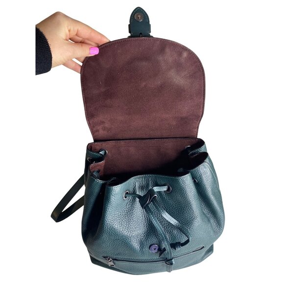 Coach Kleo Backpack Forest Green Leather Suede C7253 - Picture 5 of 10